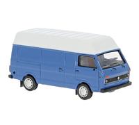 Brekina 34956 VW LT Furgone Alto, Blu, 1975, HO, Nuovo 2025