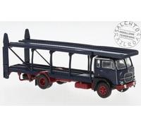 BREKINA 58485 camion bisarca trasporto auto Fiat 642 in livrea blu - 1:87 H0