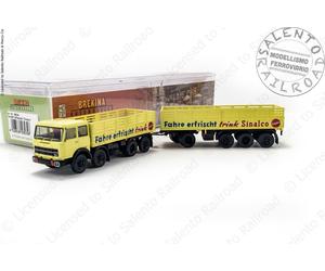 Brekina 58535 camion Fiat 691 Millepiedi "Sinalco" con rimorchio - 1:87