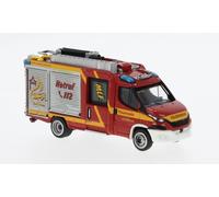 Brekina PCX870550 - 1/87 Iveco Magirus Quotidiano Mlf ,Pompieri Leonberg,2021 -