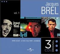 Brel, Jacques - Coffret 3 CD Jacques Brel volume 1 : Grand Jacques / La valse à mille temps / Les bonbons