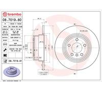 BREMBO 08.7019.81 Discofreno BMW BRAND NEW