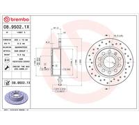 BREMBO 08.9502.1X Discofreno AUDI VW SEAT SKODA BRAND NEW