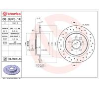 BREMBO 08.9975.1X Discofreno FORD VOLVO BRAND NEW