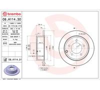 BREMBO 08.A114.31 Discofreno JEEP CHRYSLER DODGE BRAND NEW