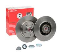 Disco freno BREMBO 08B39127 posteriore, completo, 1 pezzo