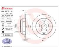 BREMBO 08.B605.11 Discofreno HYUNDAI KIA BRAND NEW