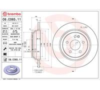 BREMBO 08.C065.11 Discofreno MERCEDES-BENZ BRAND NEW
