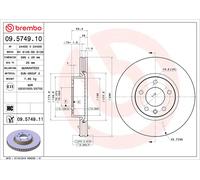 BREMBO 09.5749.11 Discofreno OPEL BRAND NEW