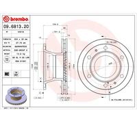 BREMBO 09.6813.20 Disco freno per IVECO