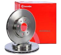 BREMBO COPPIA DISCHI FRENO ANTERIORE 09.8616.10 FIAT PANDA (169) / 500 / FORD KA