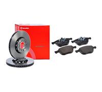 Brembo 09.9464.11 Disco Freno Con Verniciatura Uv (Set Di 2) Anteriore & P 24 061 Pastiglia Freno Anteriore