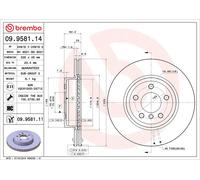 BREMBO 09.9581.11 Discofreno BMW BRAND NEW