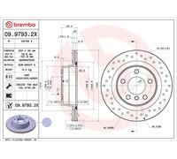 BREMBO 09.9793.2X Disco freno per BMW