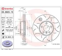 BREMBO 09.9923.1S Disco freno per BMW