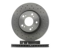 Brembo Xtra 09.A455.1X - Disco Freno Forato Anteriore, Set di 2
