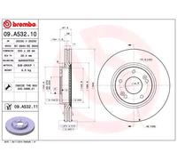 BREMBO 09.A532.10 Disco freno