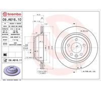 BREMBO 09.A616.11 Discofreno VW BRAND NEW