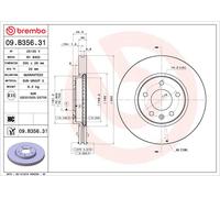 BREMBO 09.B356.31 Discofreno OPEL BRAND NEW