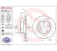 BREMBO 09.B414.11 Discofreno BMW BRAND NEW