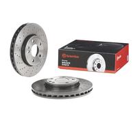 Disco freno BREMBO 09B43651 anteriore, ventilato, altamente carbonizzato, 1 Pezzo