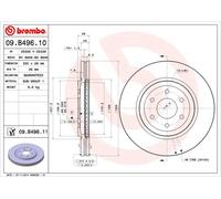 BREMBO 09.B496.11 Disco freno