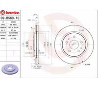BREMBO Discofreno per DAIHATSU 09.B560.10