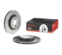 Disco freno BREMBO 09B75421 anteriore, ventilato, fessura, altamente carbonizzato, 1 Pezzo