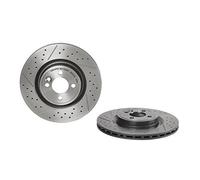Disco freno BREMBO 09B75421 anteriore, ventilato, geschlitzt, altamente carbonizzato, 1 pezzo