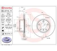 BREMBO 09.C114.11 Discofreno BMW BRAND NEW