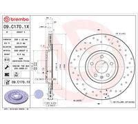 BREMBO 09.C170.1X Disco freno