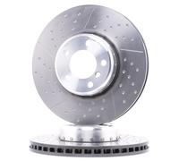 Disco freno BREMBO 09C39813 anteriore, ventilato, fessura, altamente carbonizzato, 1 Pezzo