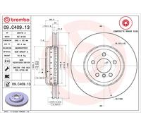 BREMBO 09.C409.13 Discofreno BMW BRAND NEW