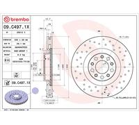 BREMBO 09.C497.1X Disco freno