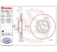 Disco freno BREMBO 09C52211 anteriore, ventilato, altamente carbonizzato, 1 Pezzo