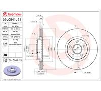 BREMBO 09.C541.21 Disco freno