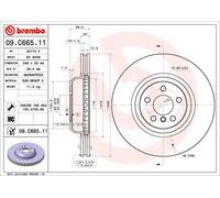 BREMBO 09.C665.11 Disco freno per BMW,BMW (BRILLIANCE)