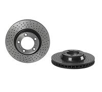 Disco freno BREMBO 09C87711 anteriore, ventilato, altamente carbonizzato, 1 pezzo