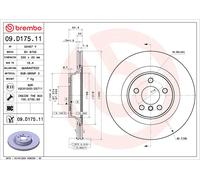 BREMBO 09.D175.11 Disco freno