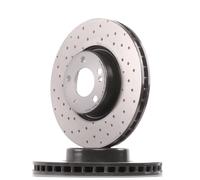 Disco freno BREMBO 09D52723 anteriore, ventilato, altamente carbonizzato, 1 Pezzo