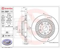 BREMBO 09.D691.11 Discofreno LEXUS BRAND NEW