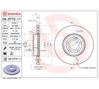 BREMBO 09.D772.11 Discofreno MERCEDES-BENZ BRAND NEW