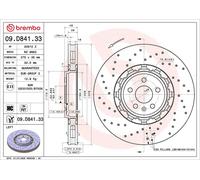 BREMBO 09.D841.33 Disco freno per POLESTAR