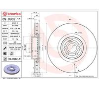 BREMBO 09.D982.11 Discofreno MERCEDES-BENZ BRAND NEW