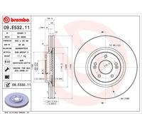 BREMBO 09.E532.11 Disco freno
