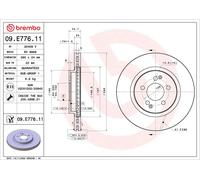 BREMBO Discofreno 09E77611
