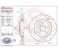BREMBO 2X DISCHI FRENANTI Ø 350 Forati/Interni Per Dodge Durango Jeep Grand