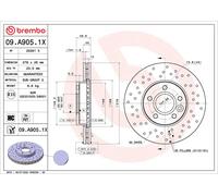BREMBO 2X DISCHI FRENANTI Ø 278 Forati/Interni Per Volvo S40 II V50 Ford