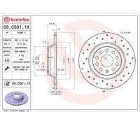 BREMBO 2X Dischi Freno Ø 300 Completi Per VW Passat Variant 3G5 CB5 Tiguan