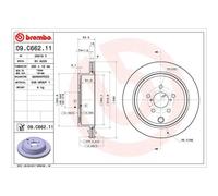 BREMBO 2X Dischi Freno Posteriori Ø290 Mm Per Toyota GT 86 Coupé ZN6_ 2.0 Subaru